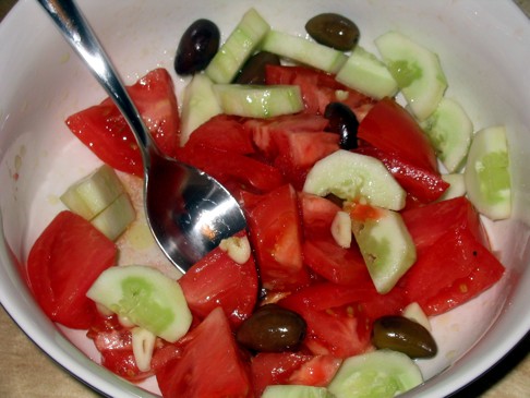 Tomato and Cucumber Salad